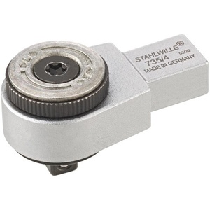 Llave de Trinquete Reversible STAHLWILLE CR-A-STA 735/4 de 1/4 Pulgadas con Inserto de 9x12 mm y Ángulo de 90 Grados - Product Image 1
