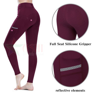 Pantalons d'équitation à taille haute personnalisés, jodhpurs, leggings d'équitation pour femmes, imperméables, coupe-vent, taille adulte - Product Image 6