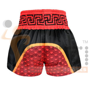 Venta al por mayor de sublimación Muay Thai Shorts sublimación personalizar Kickboxing Short para hombres - Product Image 3