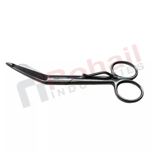 Nuevas tijeras de vendaje médico de primeros auxilios, tijeras de primeros auxilios médicas pesadas romas y afiladas curvas al por mayor - Product Image 5