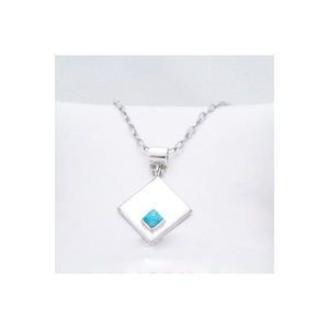 Meilleur prix vente Adorable pendentif en argent sterling 925 fait main avec incrustation de réglage de lunette Larimar - Product Image 1