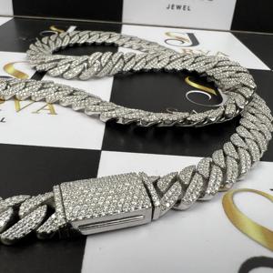 Cadena Fina de Plata S925 con Diamantes Personalizados, Regalo para Hombre y Mujer, Certificado IGI, Estilo Hip Hop, Cadena Cubana de Miami - Product Image 5