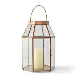 Linterna de latón hecha a mano con patrones únicos, perfecta para decoración tradicional del hogar o acentos de iluminación de jardín al aire libre - Product Image 3