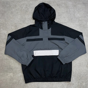 Chaqueta cortavientos Softshell personalizada para hombre, nuevo diseño, abrigo de esquí impermeable para exteriores, cremallera, tela de lona bordada para invierno - Product Image 5