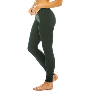 Logo personnalisé slim fit leggings taille haute pour femmes concevez votre propre dernier style fabriqué en usine avec un nouveau design au prix de gros - Product Image 4