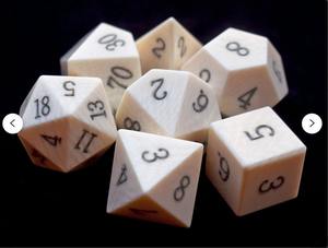 Logo personnalisé dés en corne naturelle fabricant de gros direct d'usine - Product Image 3