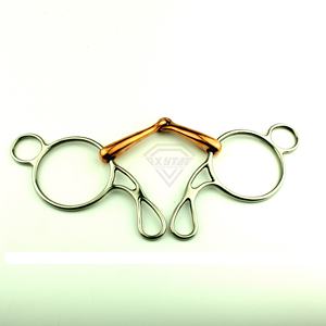 Embouchures pour chevaux en acier inoxydable au meilleur prix / Embouchures pour chevaux de haute qualité en couleur unie, double, nouvel emballage personnalisé, en vente - Product Image 3