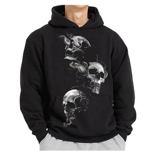 Fabricantes de ropa OEM Sudaderas con capucha con estampado de pantalla gruesa de algodón personalizado Logotipo 3D Sudadera con capucha con estampado de soplo de peso pesado - Product Image 5