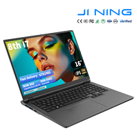 Grosir Pabrik Laptop Gaming Baru 16" Abu-abu Intel I7 P106 6GB 180W Keyboard Backlit 16GB RAM 512GB SSD Nirkabel 1920x1200