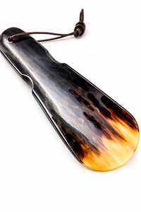 Chausse-pied en corne de buffle de qualité supérieure, fait main, naturel, durable, finition lisse, écologique, aide à la chaussure de luxe, design ergonomique, cadeau - Product Image 3