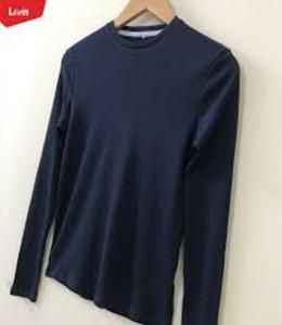 เสื้อยืดคอกลมแขนสั้น100% ทรงสลิมฟิตสำหรับผู้ชายพิมพ์ลายแบบกำหนดเองด้านหน้าสีพื้น - Product Image 6