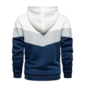 Automne hiver hommes à manches longues pour Polo sweat à capuche T-Shirt motif solide impression numérique haut pour hommes américain - Product Image 3