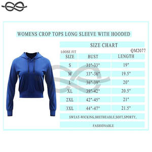 Sudadera con capucha de manga larga para entrenamiento de mujer con estilo, Top corto ligero para correr, Fitness, Yoga, ropa deportiva diaria - Product Image 3
