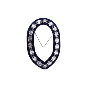 Boussole maçonnique collier de chaîne carrée collier croix latine 2025 bleu royal collier maçonnique quantité minimale de commande bas - Product Image 1