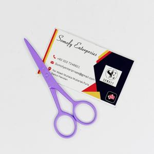 Herramientas profesionales para extensiones de cabello Tijeras de salón de color lavanda de calidad premium hechas de acero inoxidable con etiqueta privada - Product Image 1