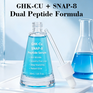 Suero Facial Multifunción 5 en 1 OEM, Niacinamida, Péptido de Cobre Azul GHK-Cu, Suero Reparador Antienvejecimiento - Product Image 2
