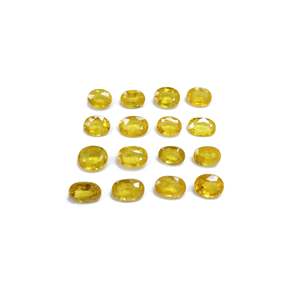 Zafiro Amarillo Natural Calentado de 2-3 Quilates, Corte Ovalado, Esmeralda Verde y Azul con Forma de Pera para Joyería con Corte Esmeralda - Product Image 1
