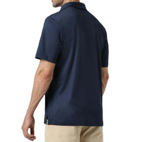 เสื้อโปโลแขนสั้นผู้ชายคุณภาพสูง แฟชั่นใหม่สไตล์ฤดูร้อน ผลิตจากผ้าถักที่ระบายอากาศได้ดี - Product Image 2