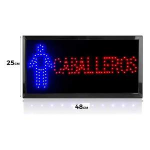 LED <b>Neon</b> <b>Light</b> <b>Sign</b> for Men's Restrooms - Assorted Colors - Product Image 4