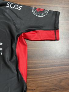 Custom Mma Rash Guards Sublimación Impresión Ultavoilet protección 240 GSM Compresión Grappling Bjj Rash Guards Hecho en Pakistán - Product Image 3