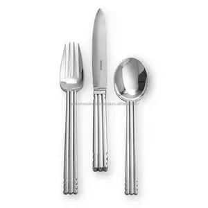 Metal <b>Flatware</b> Fork Set Stainless Steel Cutlery Set Metal Spoon Fork Kitchenware Silverware Set Hotel and Restaurant Supplies - Product Image 4