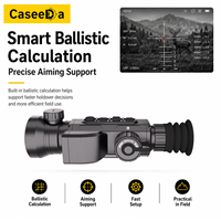 Lunette thermique Caseeda FOCUS Series 640x512 pour la chasse avec télémètre laser, calculateur balistique, enregistrement vidéo WiFi