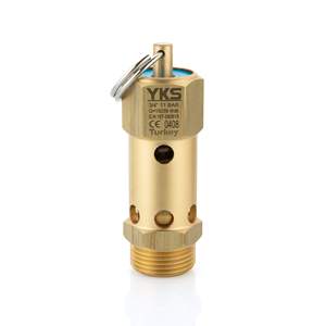 Válvula de Seguridad de Latón Sellada de 3/4'' y 11 Bares con Certificación CE - Válvula de Alivio de Presión Tipo Sellado - Material de Latón - Product Image 1