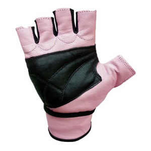 Gants d'haltérophilie à demi-doigts pour hommes professionnels gants d'entraînement de musculation en cuir antidérapants résistants à l'usure en plein air - Product Image 2