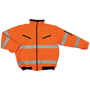 High-Visibility Orange Pilot Jacket Premium <b>Raincoat</b> for Enhanced Visibility - Product Image 2