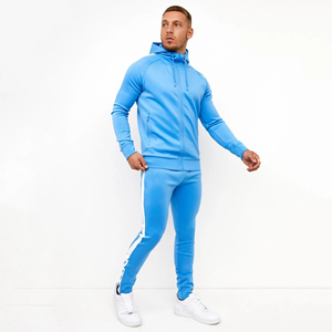 Chándal de entrenamiento barato al por mayor personalizado de algodón/poliéster, ropa deportiva para correr personalizada, chándal para hombre - Product Image 2