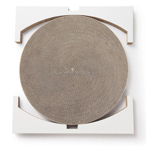 Lit pour chat en carton ondulé détachable Arbre à chat et grattoir populaires peu encombrants pour chats - Product Image 5