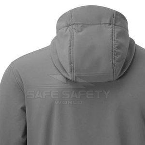 Veste d'hiver Softshell personnalisée pour hommes, nouvelle tenue d'extérieur respirante coupe-vent sur pied - Product Image 6