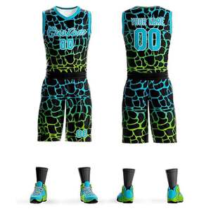 Equipo personalizado Logo Diseño Cosido Jersey Baloncesto Ropa Sublimación Baloncesto Uniforme Transpirable Ligero - Product Image 6