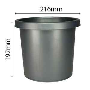 Pot de fleurs M03, forme moyenne, en plastique PP, style vintage, fleur artificielle, adapté à la pépinière, au jardin, à la maison - Product Image 3