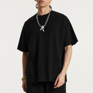 Wholesale T Shirt Manufacturer Simple Oversized <b>Tshirt</b> Streetwear T-shirt for men - Product Image 2