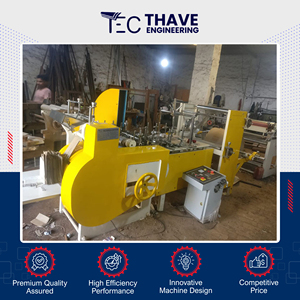 Máquina para Hacer Bolsas de Papel Totalmente Automática de Construcción Robusta y Rígida de la Marca THAVE, 220/380 V, con Impresión Flexográfica, 1 Año de Garantía - Product Image 3
