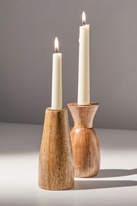 Bougeoir moderne en bois pour la décoration de la maison, la salle à manger, la table de chambre à coucher et la fête au meilleur prix - Product Image 4