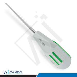 Perioteuse dentaire professionnelle droite 2,0 mm avec manche PPU, instrument chirurgical manuel d'extraction dentaire atraumatique, instrument chirurgical pour racines, CE - Product Image 1