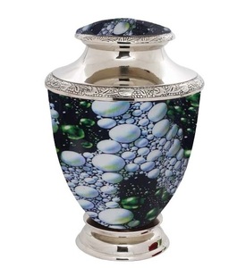 โกศแบบคลาสสิกสำหรับผู้ใหญ่โกศใส่เถ้ากระดูกของมนุษย์ทำด้วยมือหรูหราตกแต่งเสร็จ - Product Image 4