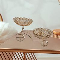 Bol de service en métal décoratif et écologique - Passe au lave-vaisselle et durable pour la présentation de desserts, les événements familiaux et les repas partagés
