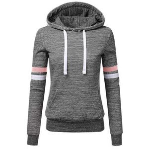 Sweats à capuche vierges en tissu doux respirant avec options d'impression personnalisées disponibles en vrac et vêtements quotidiens décontractés pour les femmes - Product Image 2