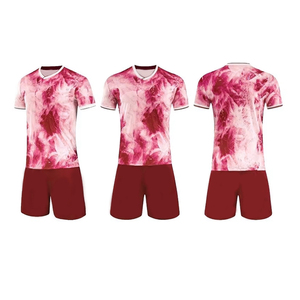 Elegante Conjunto de Uniforme de Fútbol 100% Poliéster para Adultos, Incluye Pantalones Cortos con Estampado de la Camiseta de Francia - Product Image 1