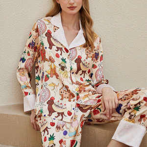New Arrival Women Winter <b>Loungewear</b> Homewear Fleece Night Suit Two Piece <b>Velvet</b> Pajamas <b>Set</b> - Product Image 5