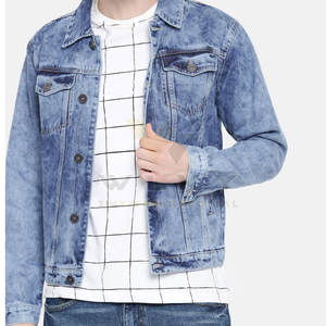 Veste longue à capuche et chaude en jean multi-poches pour hommes, vêtements en toile à la mode pour l'hiver, de haute qualité, personnalisés et élégants - Product Image 4