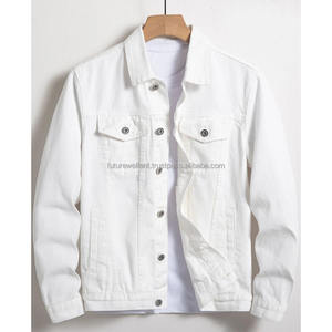 Chaqueta vaquera con capucha informal para hombre con estilo, pantalones vaqueros de lona a la moda para todas las ocasiones, chaqueta duradera y cómoda para hombre - Product Image 1