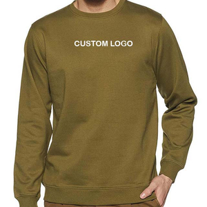 Sweatshirts à col rond 100% coton pour hommes Sweatshirts à capuche respirants de haute qualité Logo personnalisé pour la saison d'hiver Basics OEM Service - Product Image 1