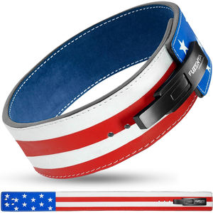 Ceinture de fitness de conception américaine avec ceinture de musculation à levier robuste avec boucle en cuir de haute qualité pour les haltérophiles - Product Image 1