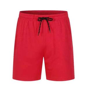 2025 personalizado hombres gimnasio Fitness Jogging entrenamiento pantalones cortos 5 pulgadas entrepierna patrón sólido ropa deportiva de algodón en blanco - Product Image 1