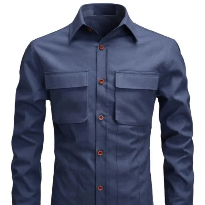 New Casual Wholesale Fashion Full Sleeve Multi Colors Men Causal Shirts Factory Made Design Dress Shirts