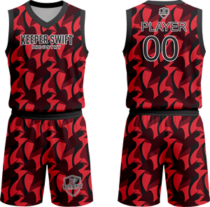 Uniforme de basket-ball fabriqué au Pakistan, maillot d'équipe et short de sublimation, couleur personnalisée, nouveau design, logo personnalisé, uniforme de basket-ball - Product Image 1